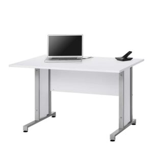 Müllermöbel Computer Schreibtisch in Weiß 120 cm