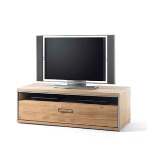 TopDesign TV Board in Asteiche Bianco furniert Landhausstil