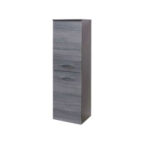 Star Möbel Badschrank in Eiche Rauchsilber modern