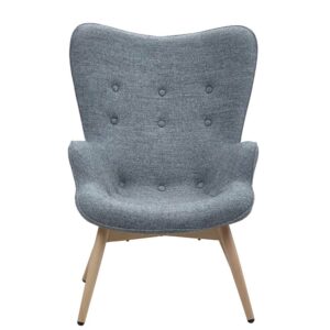 Rodario Sessel in Grau Webstoff Skandi Design