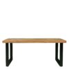 Natura Classico Echtholztisch aus Mangobaum Massivholz Industry und Loft Stil