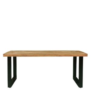 Natura Classico Echtholztisch aus Mangobaum Massivholz Industry und Loft Stil