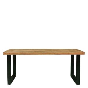 Natura Classico Echtholztisch aus Mangobaum Massivholz Industry und Loft Stil