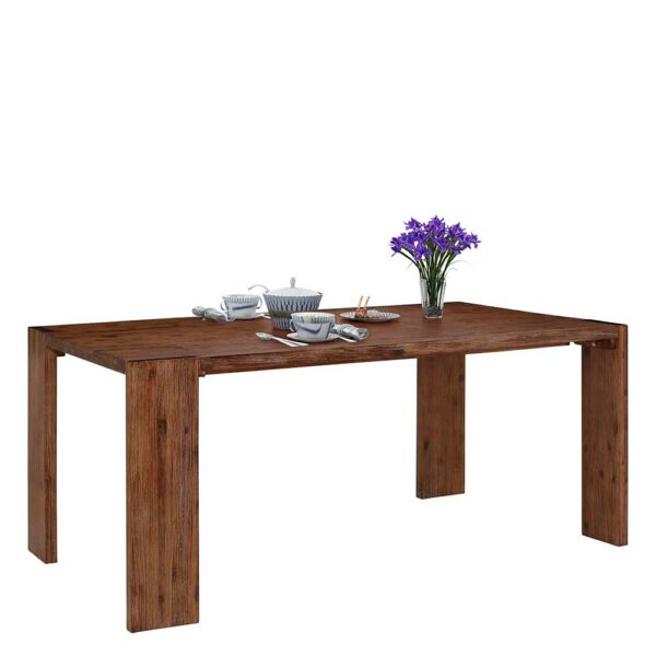 Möbel4Life Echtholztisch aus Akazie Massivholz Landhausstil