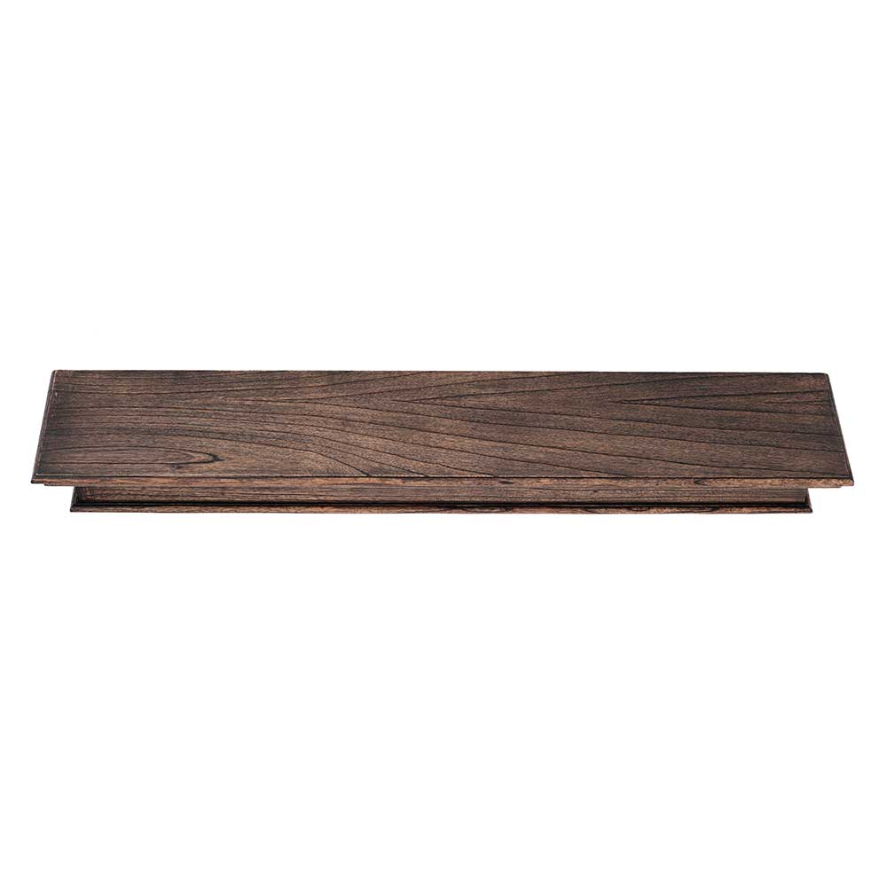 Life Meubles Wandboard in Holz Black Wash Kolonialstil