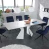 Möbel4Life Esszimmertisch in Weiß ausziehbar modern