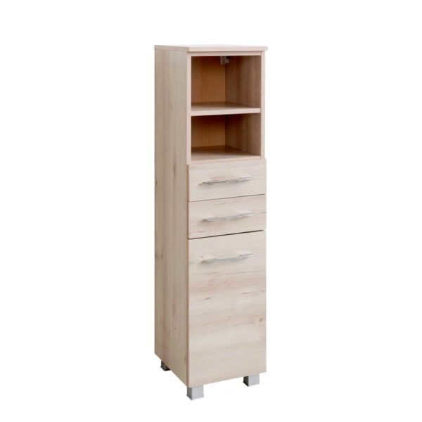 Star Möbel Badezimmer Hochschrank in Buche 30 cm breit