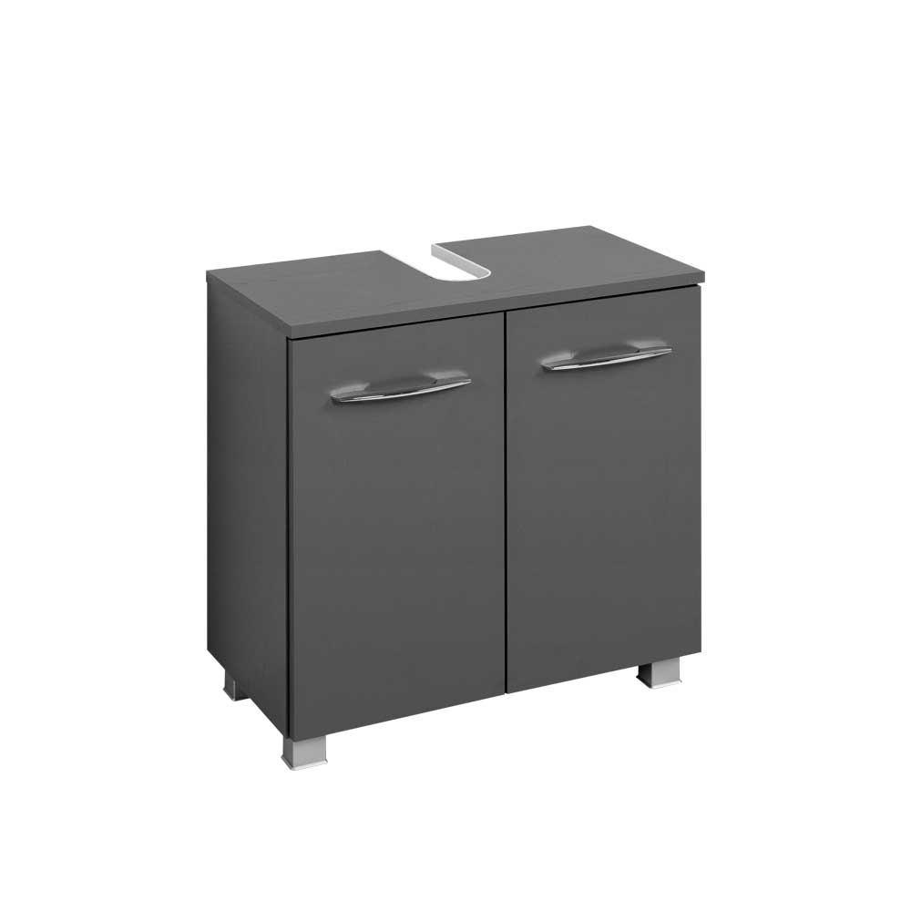 Star Möbel Unterbeckenschrank in Grau 60 cm breit