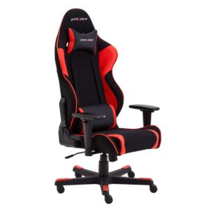 TopDesign Gaming Sessel in Schwarz und Rot Lendenwirbelstütze