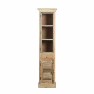 Stilando Badezimmer Hochschrank aus Kiefer Antik Finish