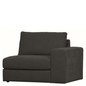 Basilicana Einsitzer Sofa in Anthrazit Armlehne rechts