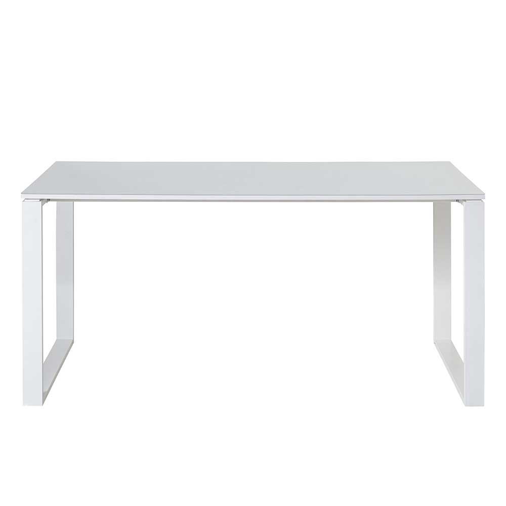 Möbel Exclusive Schreibtisch in Weiß 160 cm breit
