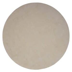 Basilicana Teppich Beige rund im Skandi Design 200 cm Durchmesser