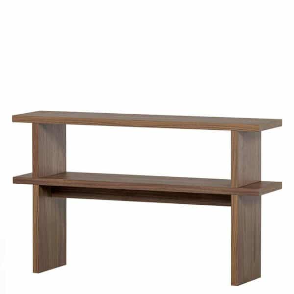 Basilicana Konsolentisch Couchtable in Nussbaumfarben 120x72x30 cm