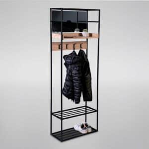 Möbel4Life Garderobenständer Büro 180 cm hoch Spiegel