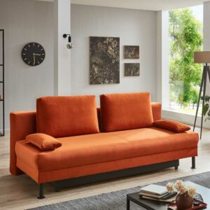 Brandolf Modernes Zweisitzer Sofa in Kupferfarben Federkern