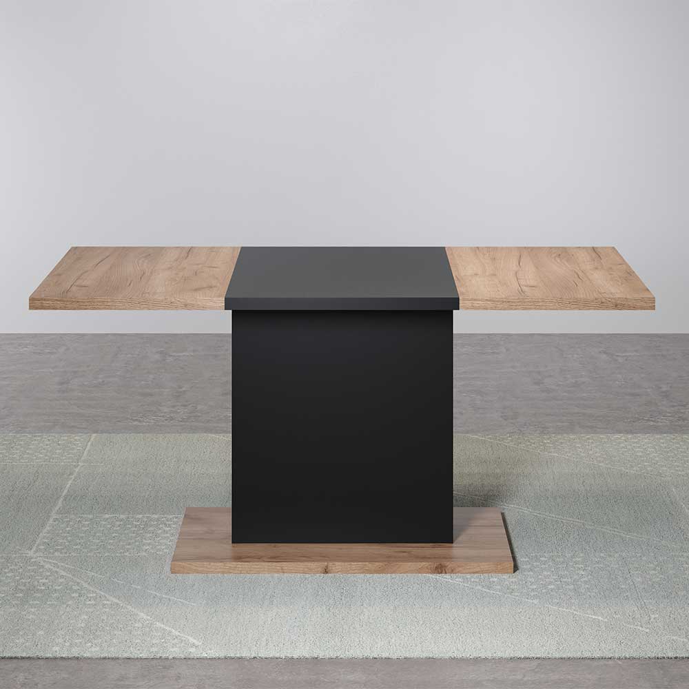 TopDesign Tisch Esszimmer modern 160x76x80 cm Säulengestell