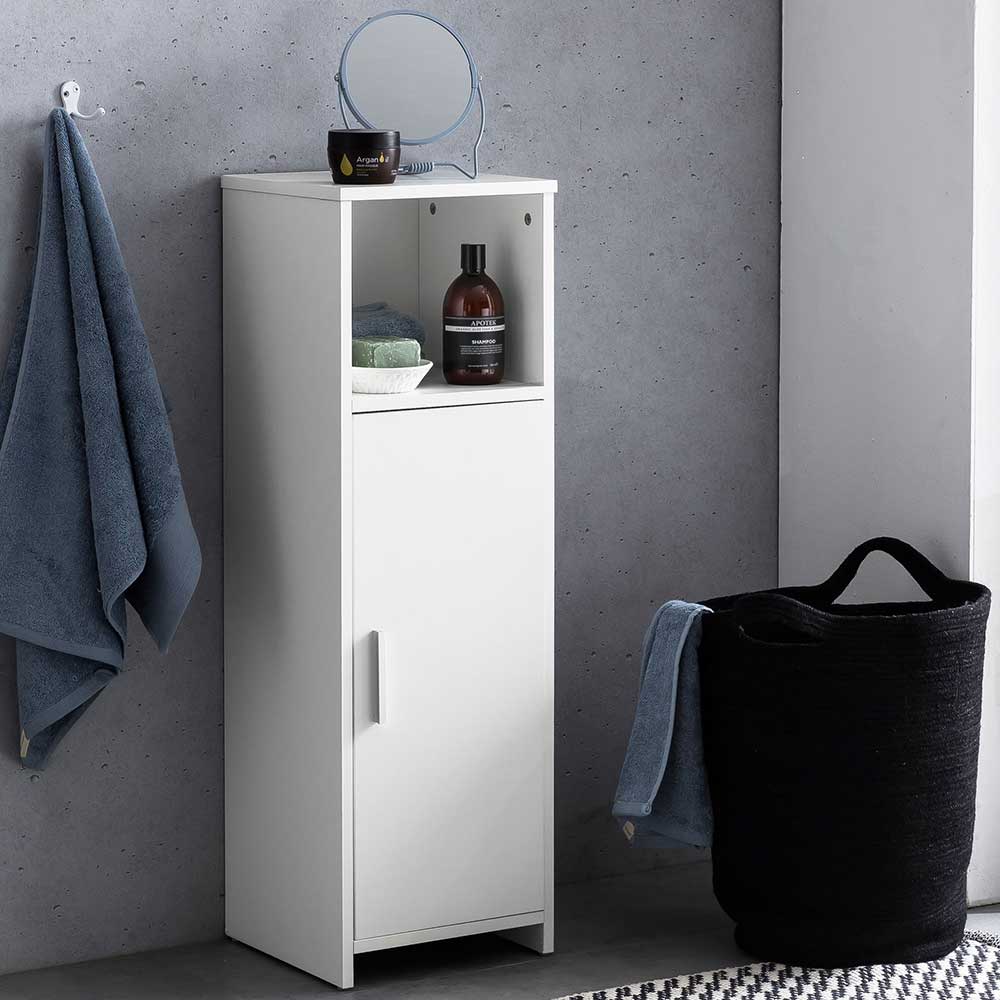 Möbel4Life Badezimmer Unterschrank in Weiß 30 cm breit
