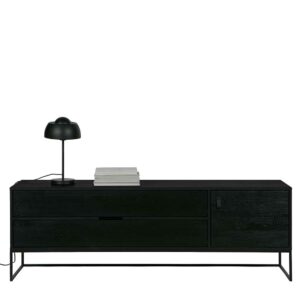 Basilicana Design Lowboard in Schwarz 180 cm breit