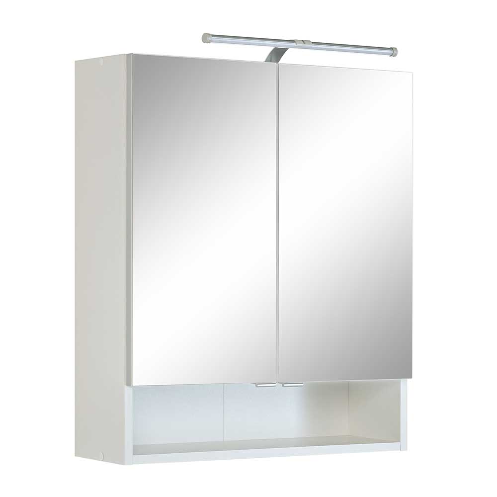 Star Möbel Badezimmer Spiegelschrank in Weiß 60 cm breit