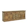 Wooding Nature Massivholz Sideboard aus Teak 250 cm