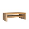 Wooding Nature Massivholz Couchtisch aus Teak 140 cm