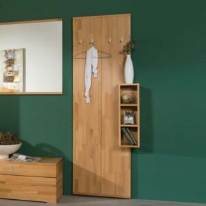 Wooding Nature Wandgarderobe mit Regal (zweiteilig)