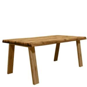 Natura Classico Esszimmer Tisch Holz aus Eiche Massivholz natürlicher Baumkante