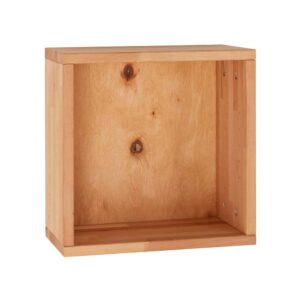 Möbel4Life Holz Regalwürfel aus Kernbuche Massivholz 20 cm oder 35 cm tief