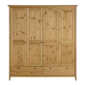 Life Meubles Holzkleiderschrank im Landhausstil 210 cm breit