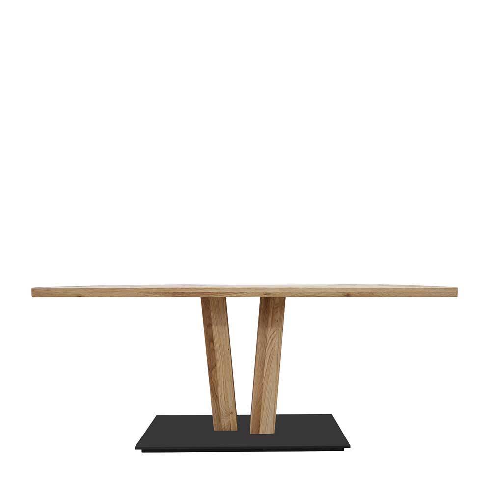 Basilicana Tisch Esszimmer modern aus Eiche Massivholz geölt
