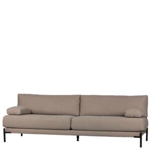 Basilicana Canvas Sofa Bezug in Mauve Federkern