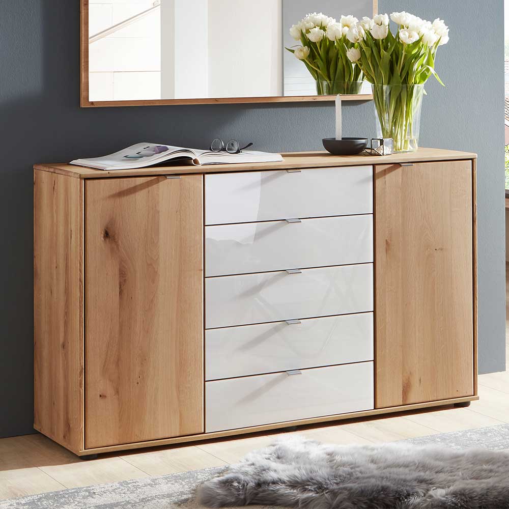 Franco Möbel Wohnzimmer Sideboard Made in Germany Soft Close Funktion