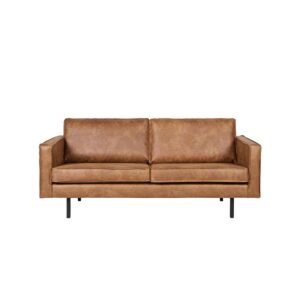 Basilicana Lounge Sofa in Cognac Braun recycling Leder