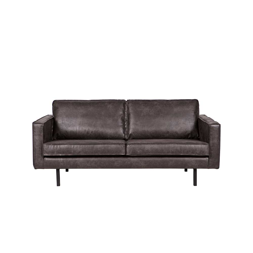 Basilicana 2 Sitzer Sofa in Schwarz modern