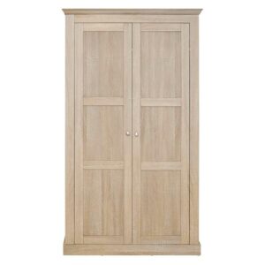 Möbel4Life Landhaus Kleiderschrank in Sonoma-Eiche 100 cm breit