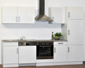 Star Möbel Kücheneinrichtung in Weiß (siebenteilig)