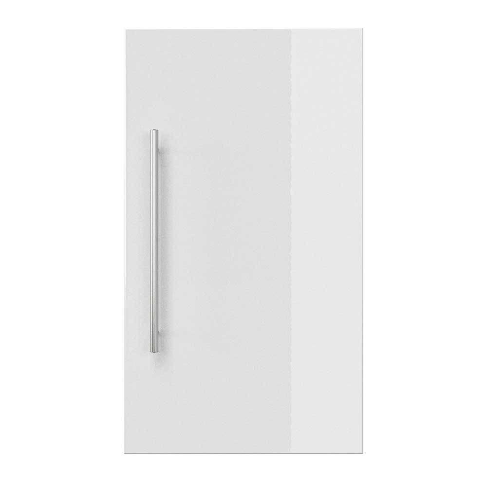 Möbel4Life Hochglanz Hängeschrank für Badezimmer Weiß