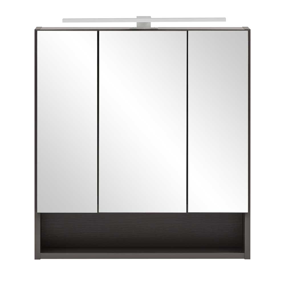 Star Möbel Badezimmer Spiegelschrank mit LED Beleuchtung 60 cm oder 100 cm breit