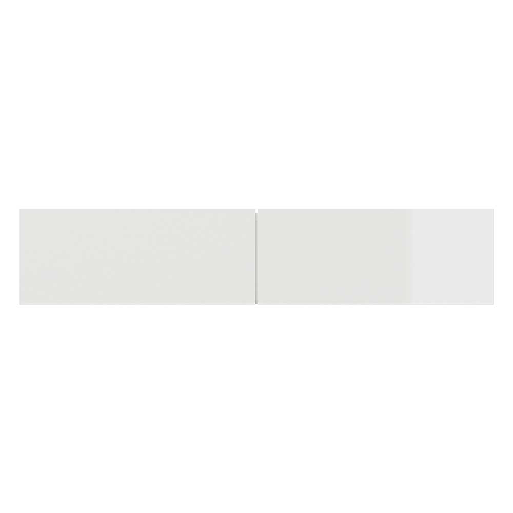 Möbel4Life Wandschrank mit Schubladen in Weiß Hochglanz