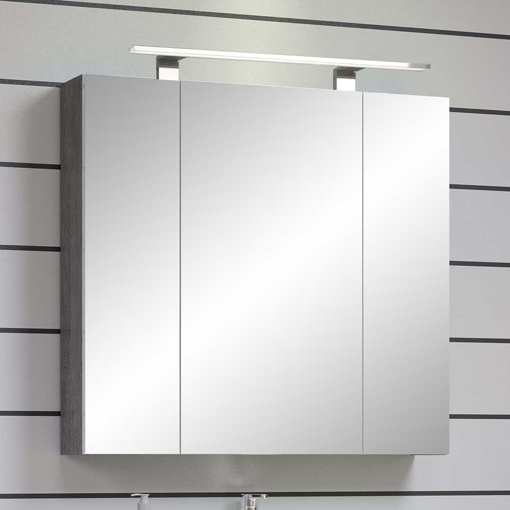 TopDesign Badezimmerspiegelschrank in modernem Design 80 cm breit