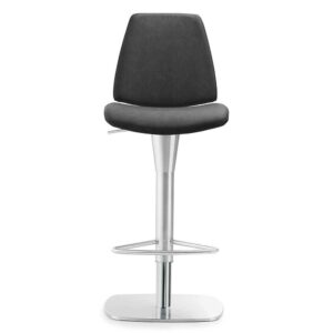 PerfectFurn Hochhocker mit gepolsterter Rückenlehne 83 cm Sitzhöhe