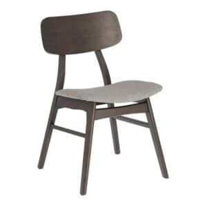 4Home Esstisch Stühle in Grau und Schwarz Skandi Design (2er Set)