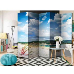 4Home Spanischer Raumteiler mit Strand Landschaft modern