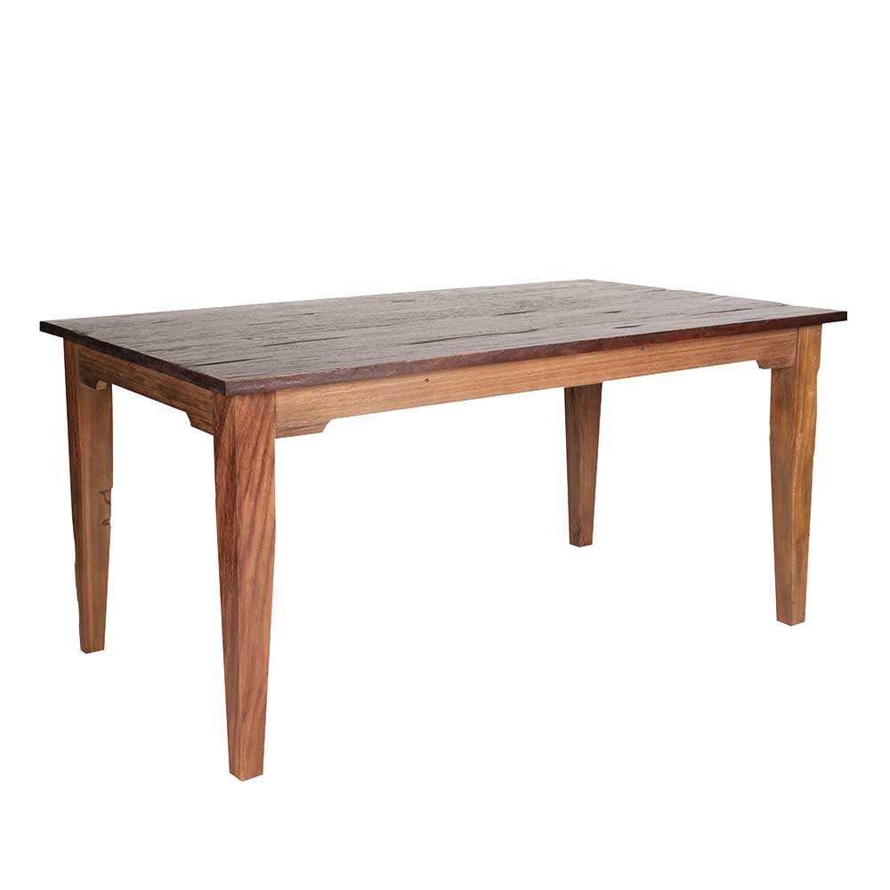 Möbel Exclusive Esszimmertisch aus Teak Massivholz 90 cm tief