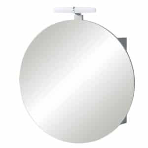 Basilicana Runder Spiegelschrank mit LED Beleuchtung die Wandmontage