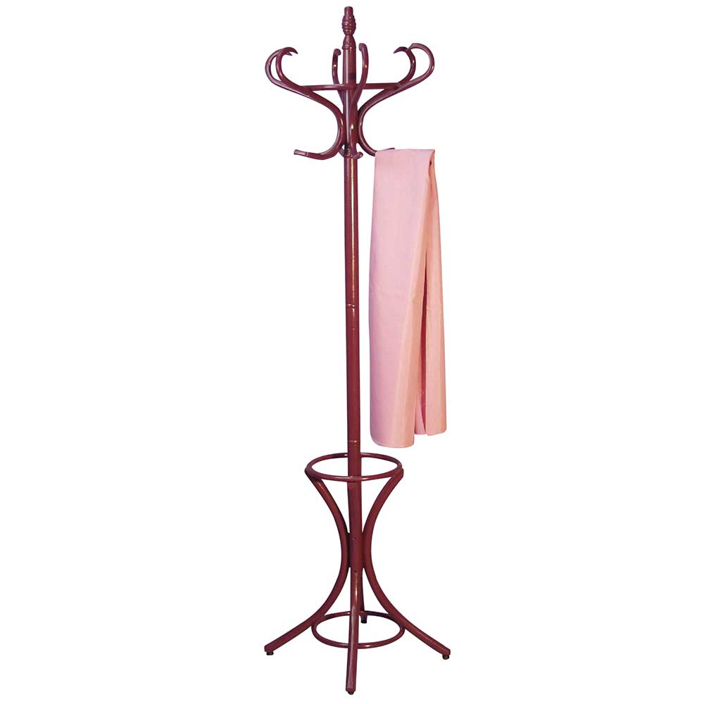Möbel4Life Garderobe in Violett lackiert Birke massiv Vintage Design