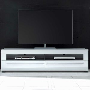 Brandolf TV Lowboard in Hochglanz Weiß 180 cm