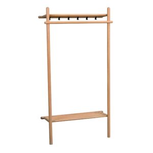 TopDesign Garderobe aus Eiche Massivholz die Wandmontage