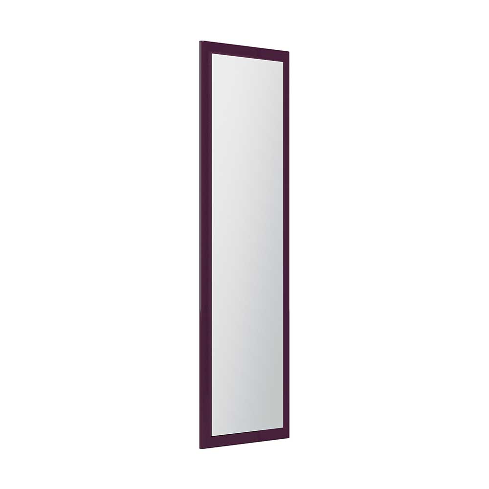 Möbel4Life Wandspiegel in Violett Hochglanz Rahmen